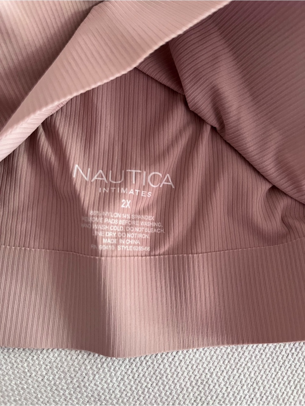 Nautica Ribbed Seamless Sports Bras Set of 2. Size 2X - Picture 3 of 6